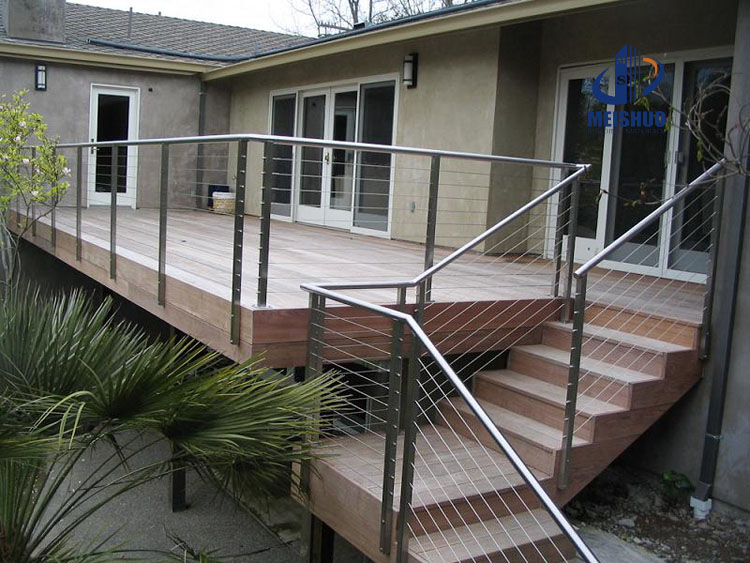 Satin Finish Stainless Steel Cable Balustrade