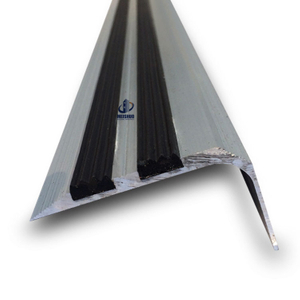 Rubber Insert Aluminium Stair Nosing MSSNP-1