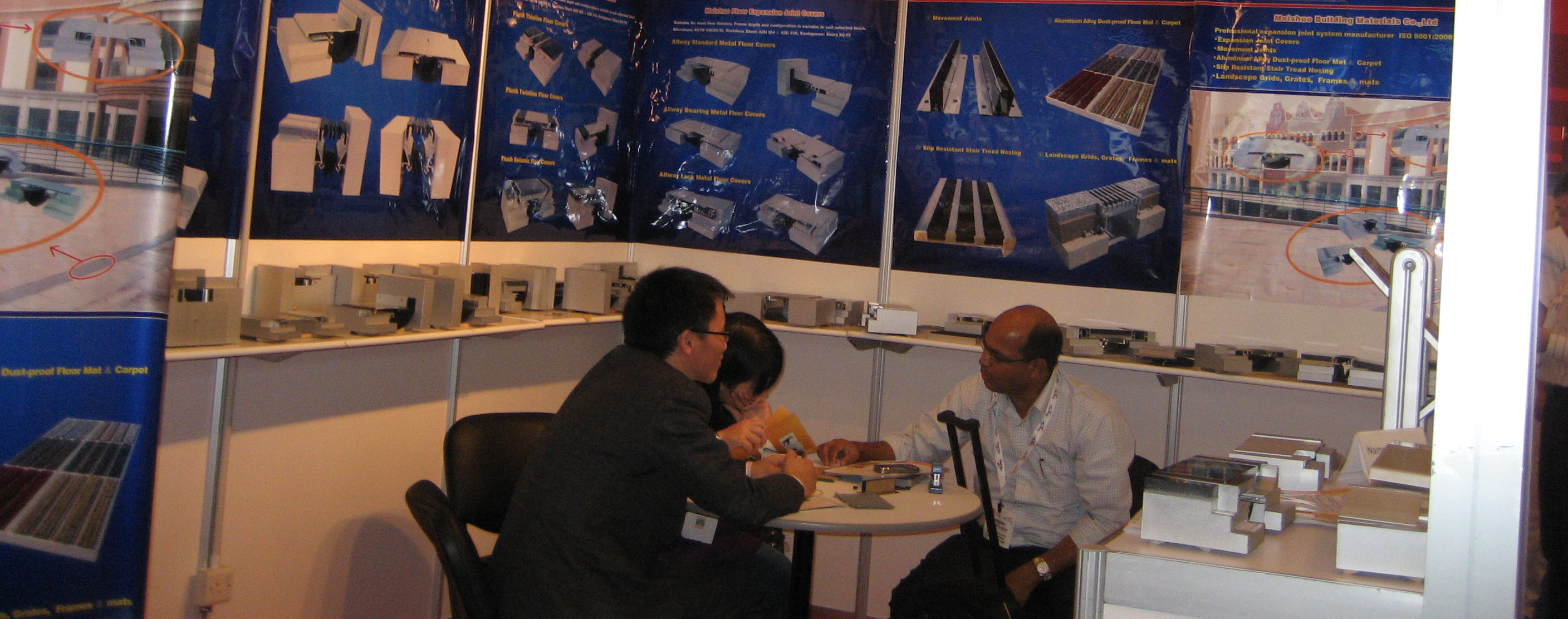 Congratulations on our success on Dubai big 5 exhibition for expansion joint, control joint, entrance mat and stair nosing