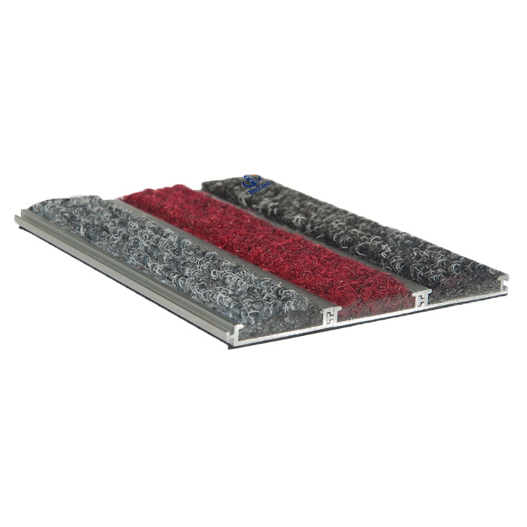 Interlocking low base aluminum entrance mat MS-960