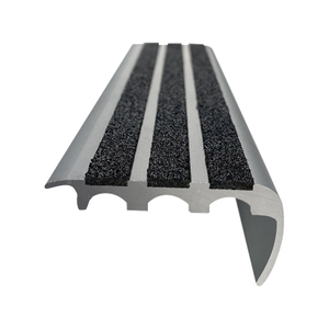 Aluminum Stair Nosing With Carborundum Insert MSSNC-35