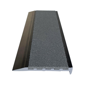 Aluminum Stair Nosing With Carborundum Insert MSSNC-37