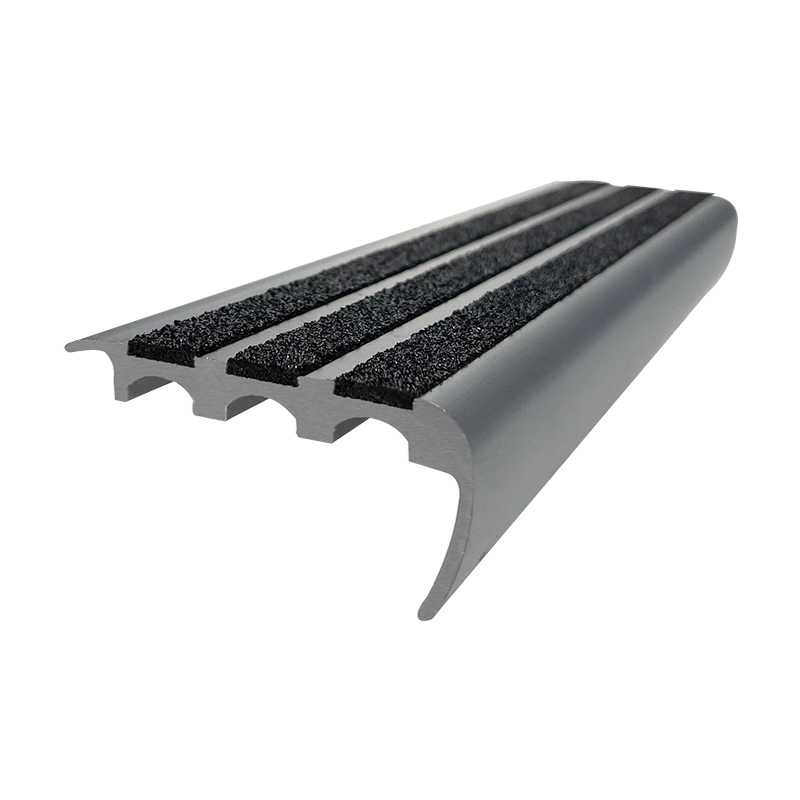 Aluminum Stair Nosing With Carborundum Insert MSSNC-35