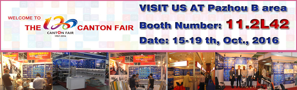 Welcome to visit our booth 11.2 L42 at 120th Canton Fair 