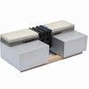 Flexible full rubber floor expansion joint MSTPT-1
