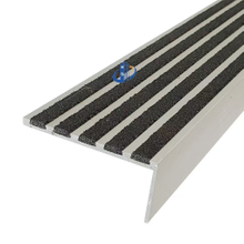 Carborundum Insert Aluminum Stair Nosing MSSNC-15