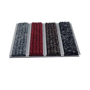 Interlocking low base aluminum entrance mat MS-960