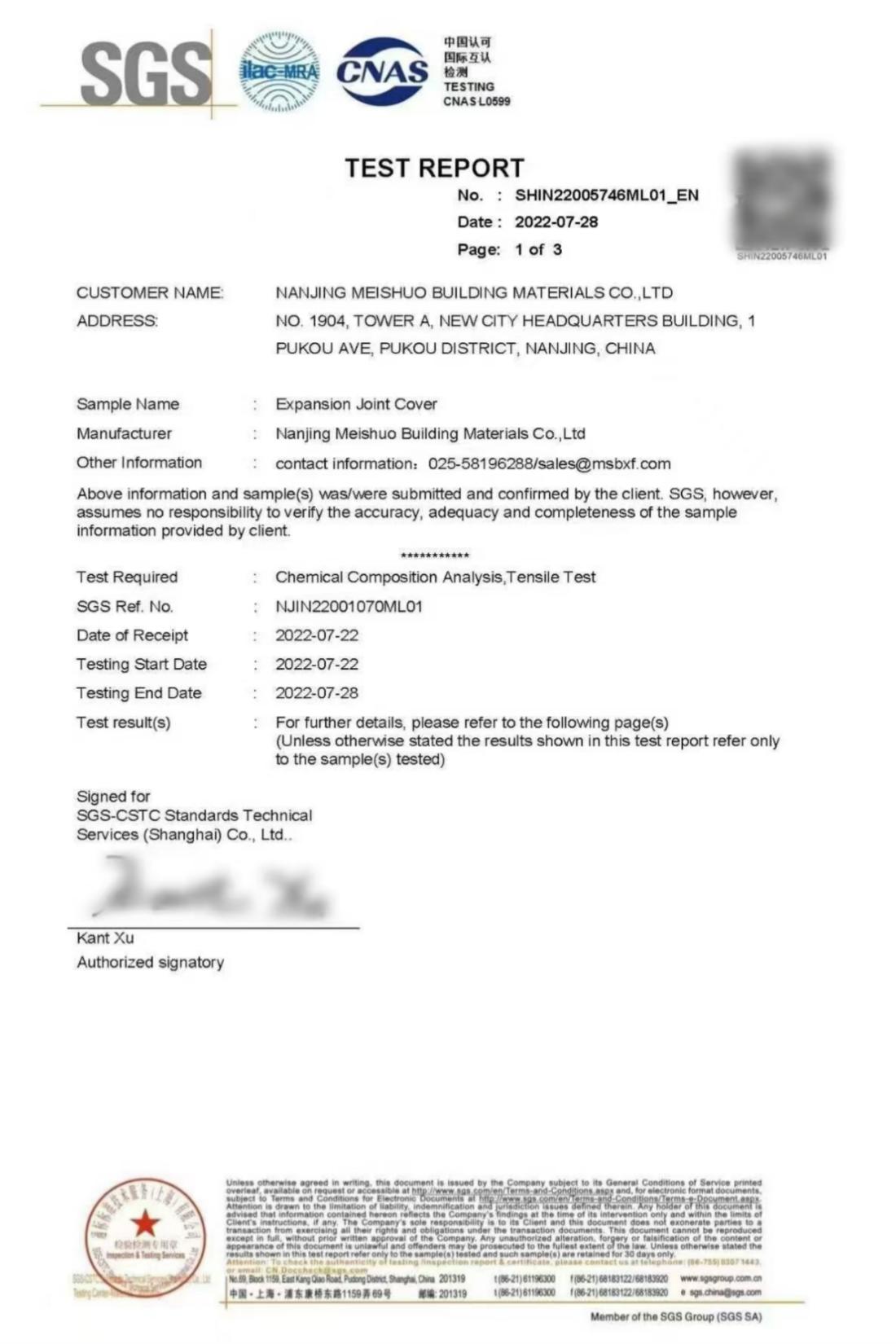 ASTM B221,Composition Analysis