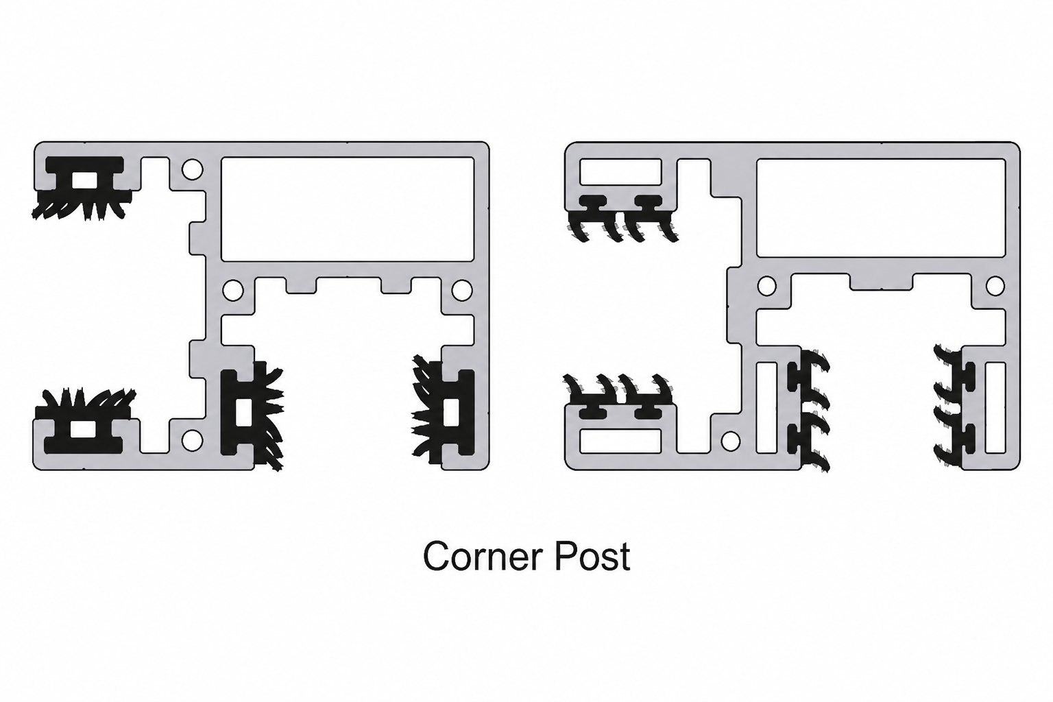 MEISHUO Flood Barrier Corner Post | 90° Corner Connection for Flood ...